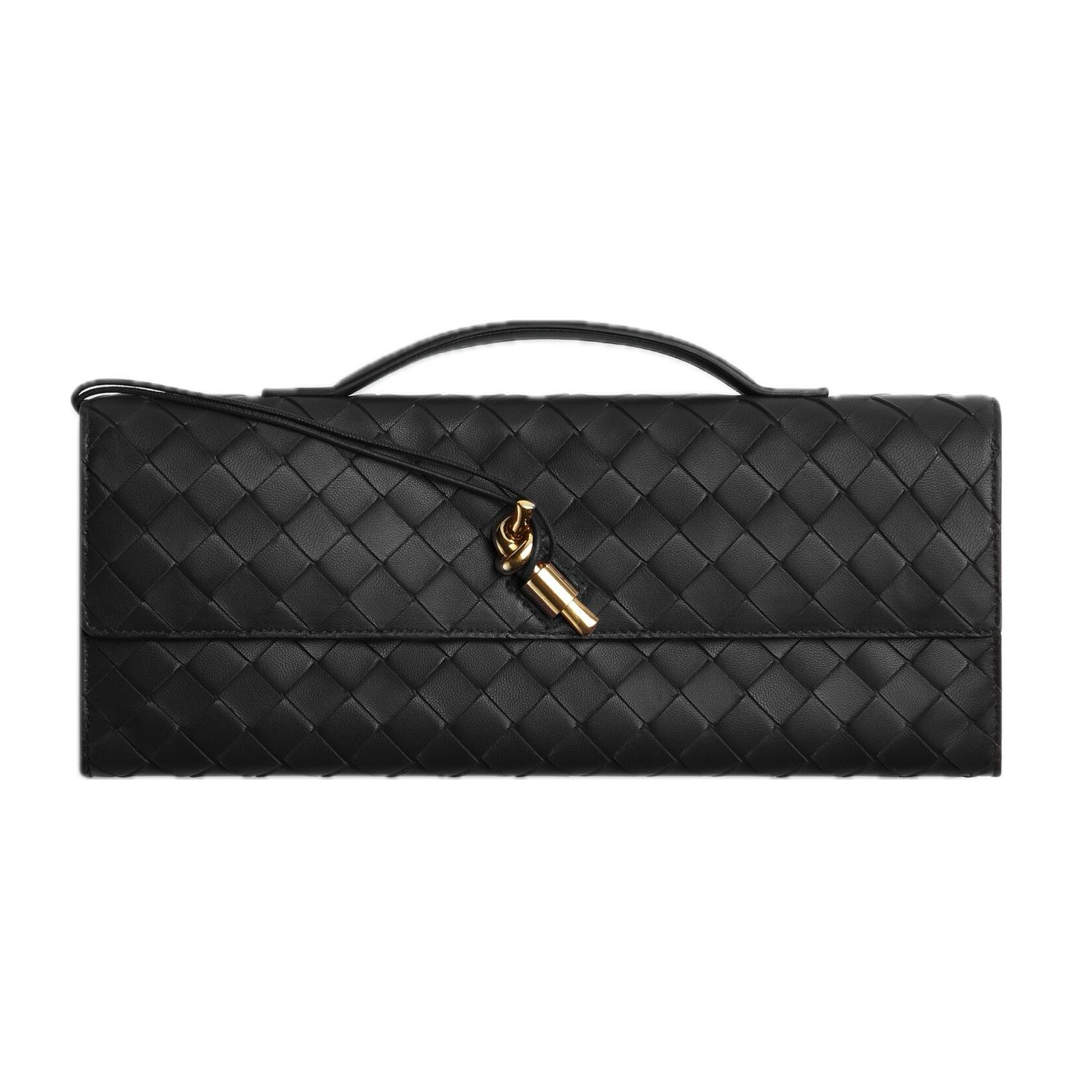Bottega Veneta Andiamo BLACK Long Pouch