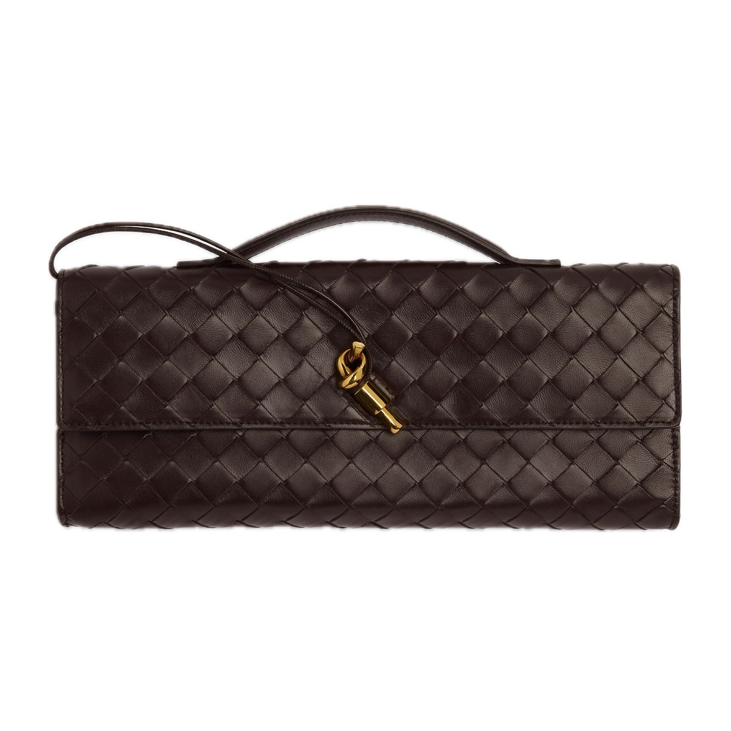 Bottega Veneta Andiamo BROWN Long Pouch