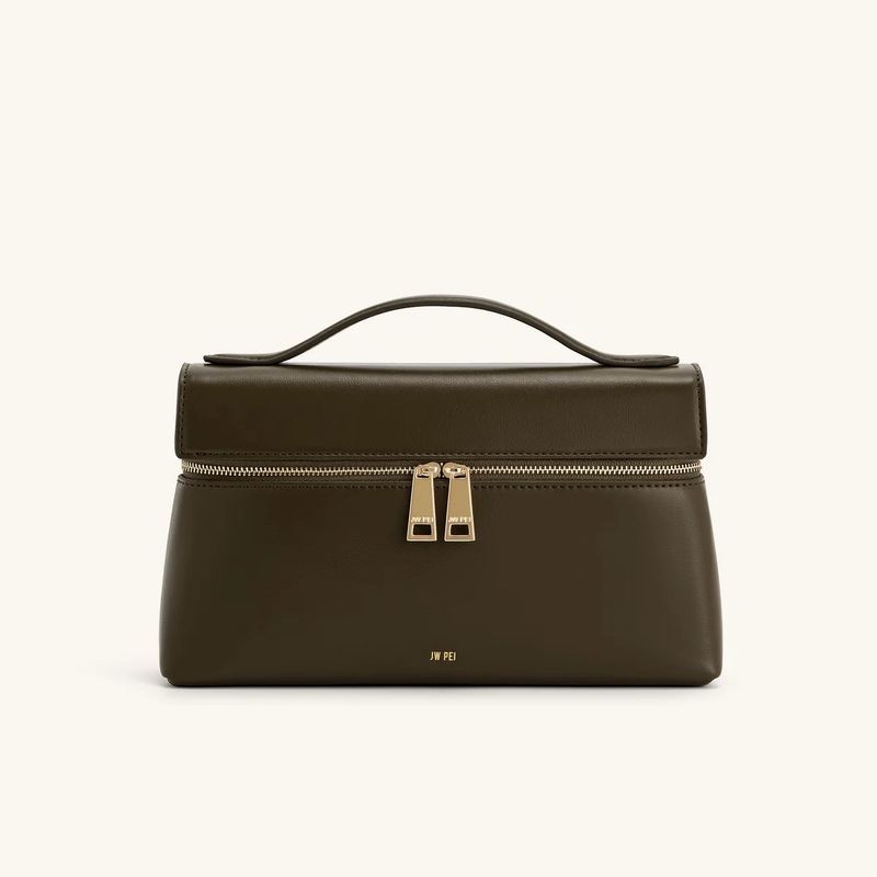 Jw Pei Thea Dark Olive Top Handle Bag