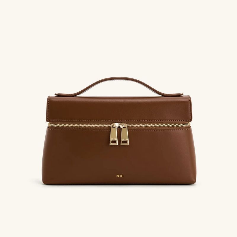 Jw Pei Thea Brown Top Handle Bag