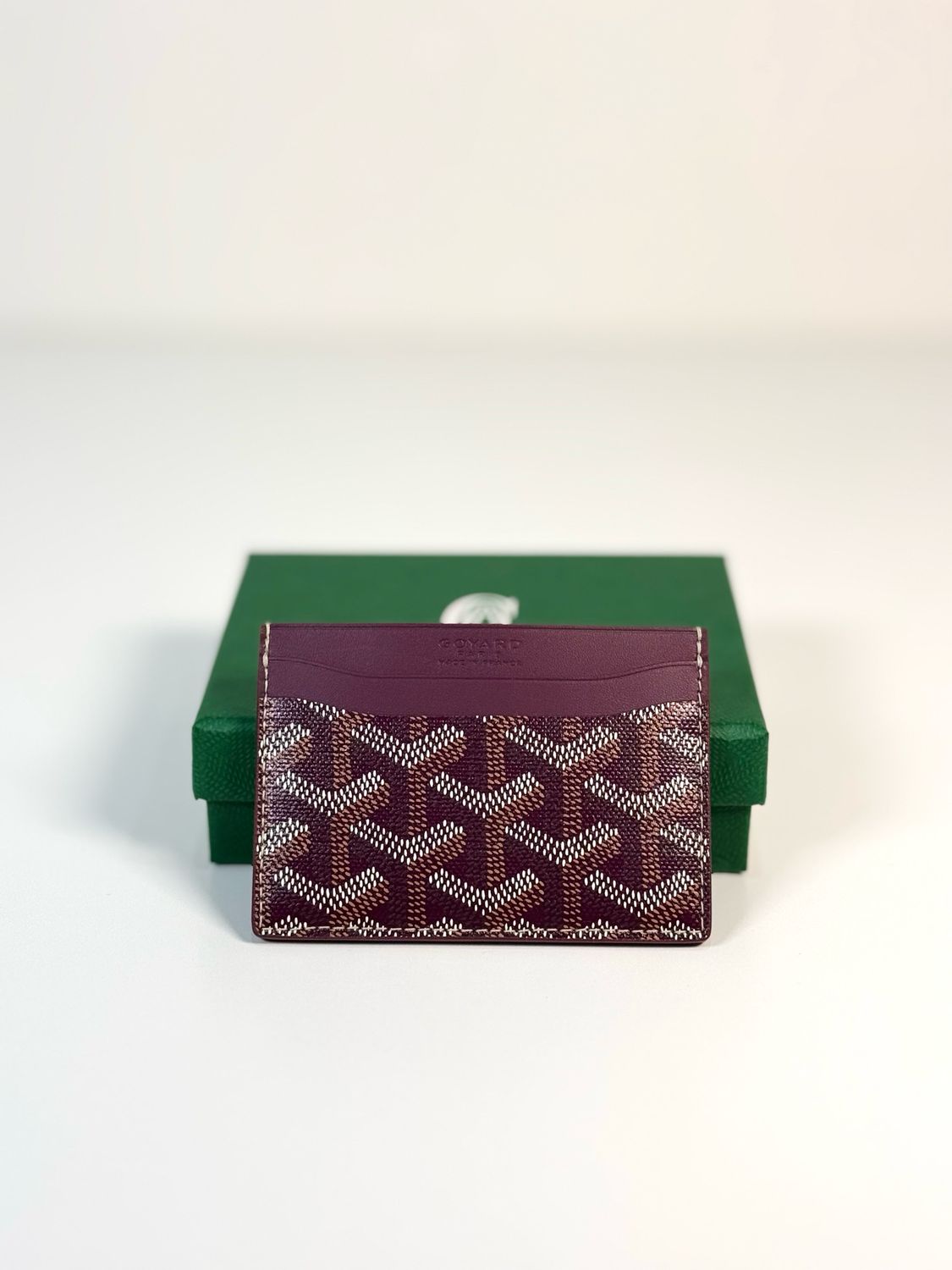 Goyard Burgundy Cardholder