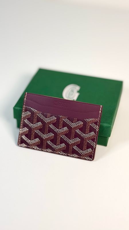 Goyard Burgundy Cardholder