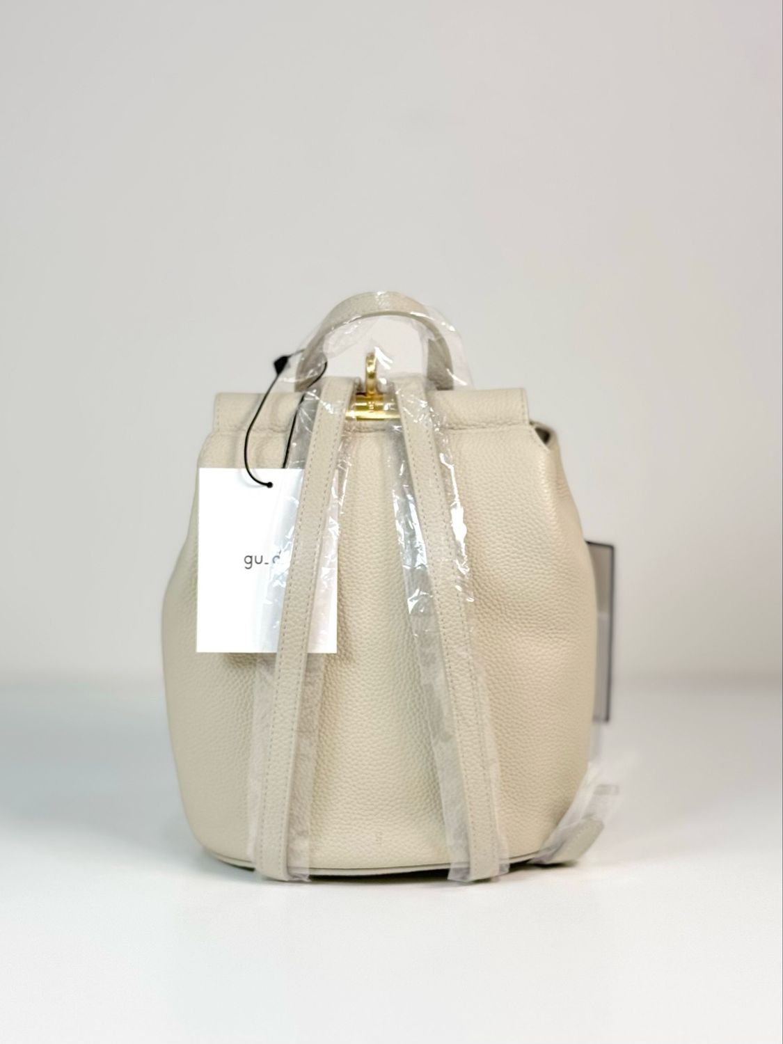 Gu-de Mini Lowa Bag - Cream/Gold