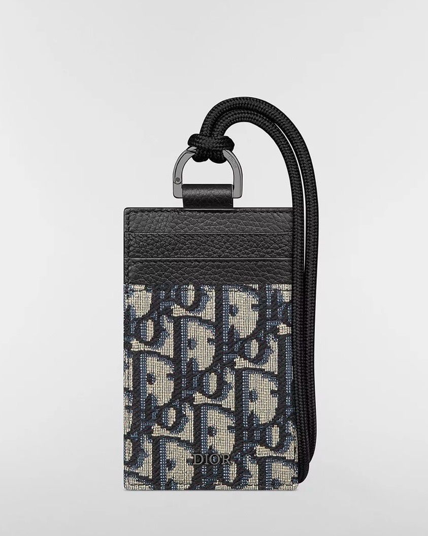 Dior Cardholder - Beige/Blue