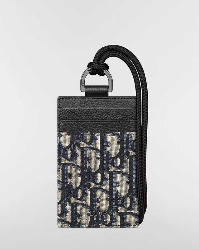 Dior Cardholder - Beige/Blue