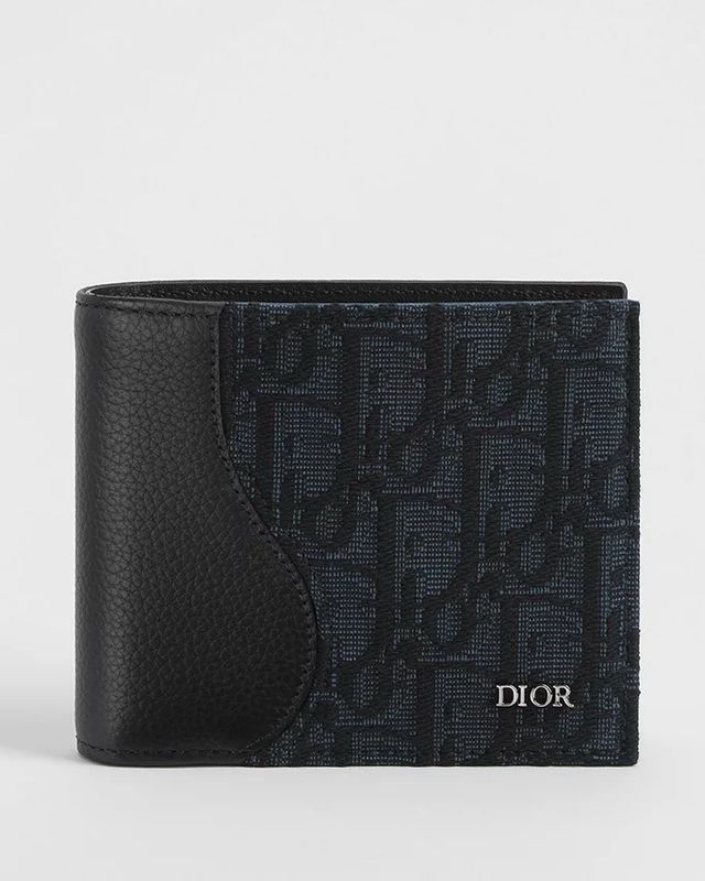 Dior Saddle Wallet - Black