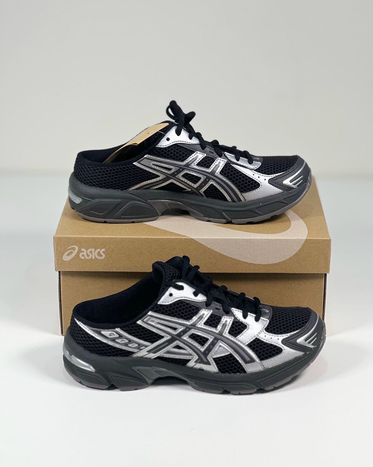 Asics GEL-1130 MULE Black/Graphite Grey