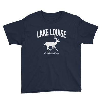 Lake Louise Alberta Canada - Youth T-Shirt (Multi Colors) The Rockies Canadian Rocky Mountains