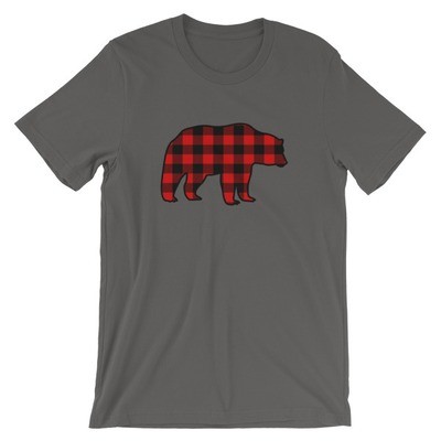 Plaid Bear - T-Shirt (Multi Colors)