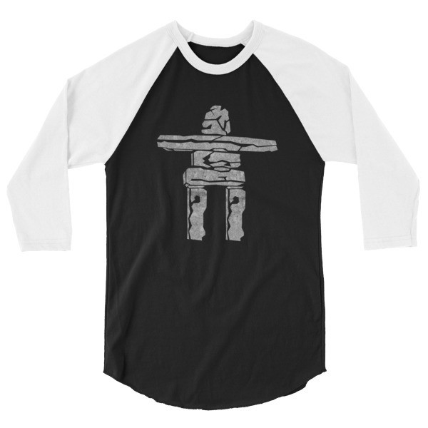 Inukshuk - 3/4 sleeve raglan shirt