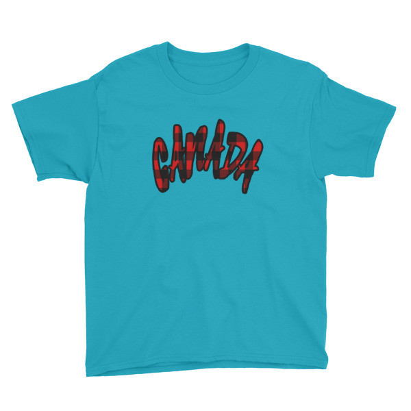 Canada Plaid - Youth T-Shirt (Multi Colors)