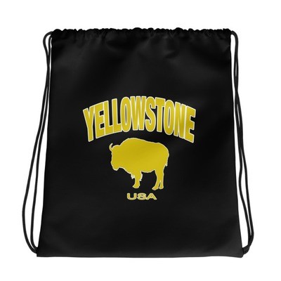 Yellowstone Wyoming Montana Idaho - Drawstring bag - The Rockies American Rockies The Rocky Mountains