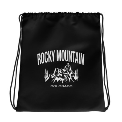 Rocky Mountain Colorado USA - Drawstring bag - The Rockies American Rockies The Rocky Mountains