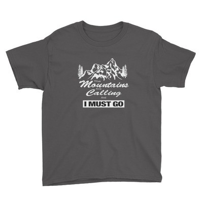 The Mountains Are Calling - Youth T-Shirt (Multi Colors)
