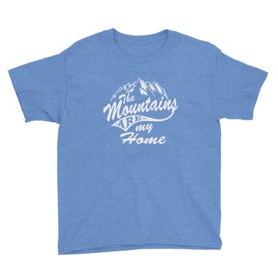 Mountains My Home - Youth T-Shirt (Multi Colors)