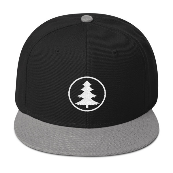 Pine Tree - Snapback Hat (Multi Colors) The Rocky Mountains Canadian American Rockies