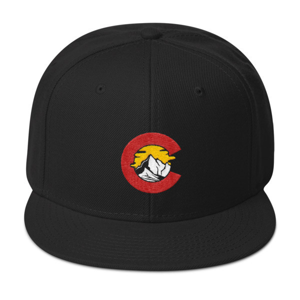 Colorado Flag USA - Snapback Hat (Multi Colors) The Rockies American Rocky Mountains