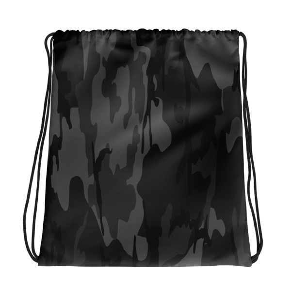 Camo Print - Drawstring bag