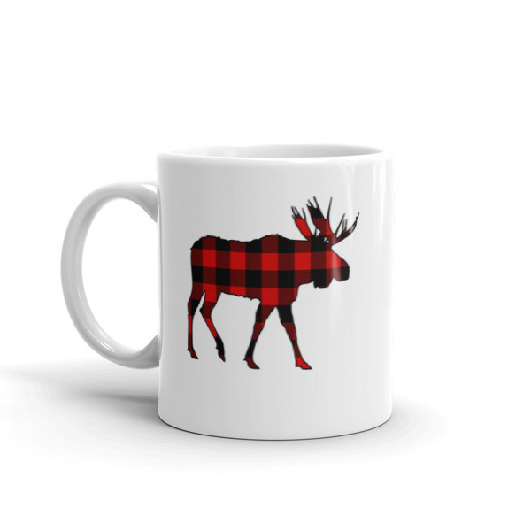 Plaid Moose - Mug