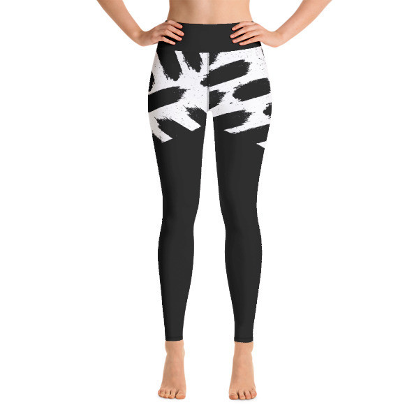 Brush stroke - Sport Leggings, Size: XS