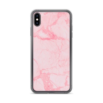 Pink Marble Print - iPhone Case