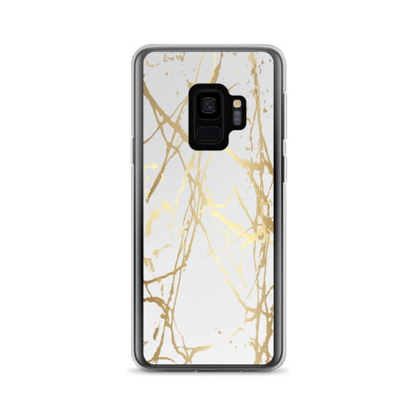 Gold Marble Print - Samsung Case