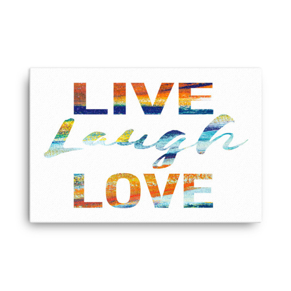 Paint - Live Laugh Love (Canvas)