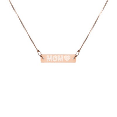 Mom - Engraved Chain Necklace