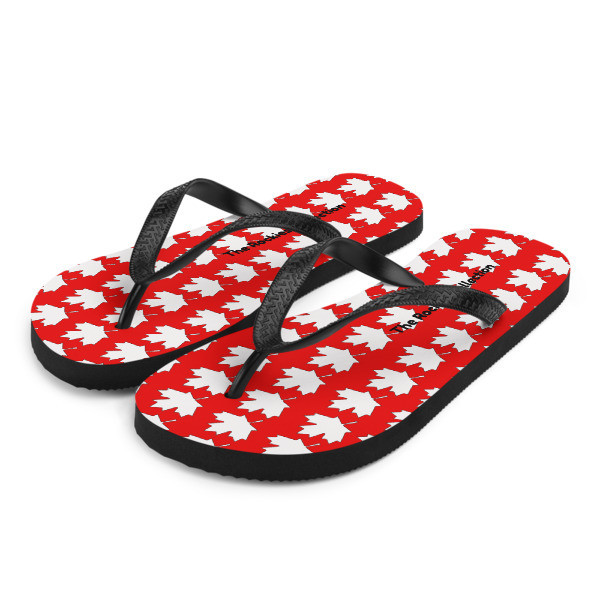 Canadian Maple Leaf - Flip-Flops, Size: S