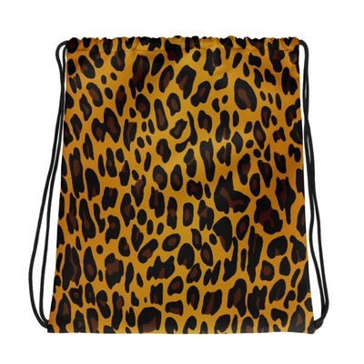 Leopard - Drawstring bag