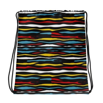 Paint Stripes - Drawstring bag