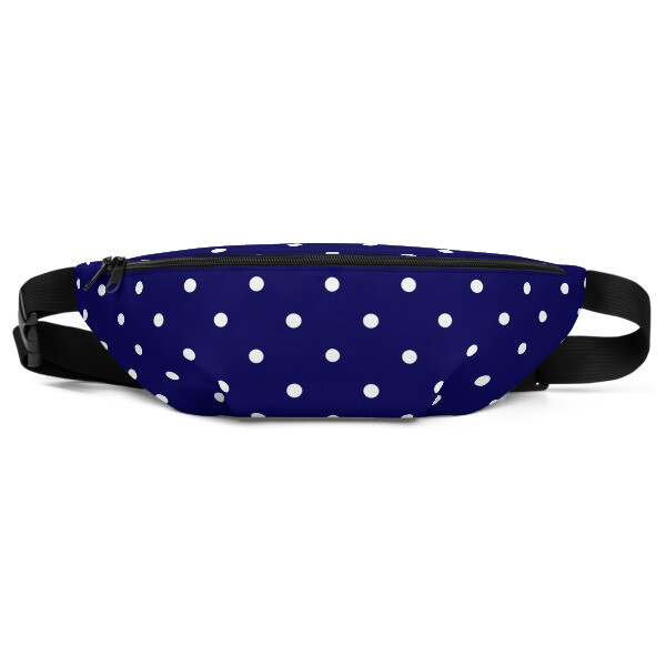 Blue Polka Dot - Fanny Pack