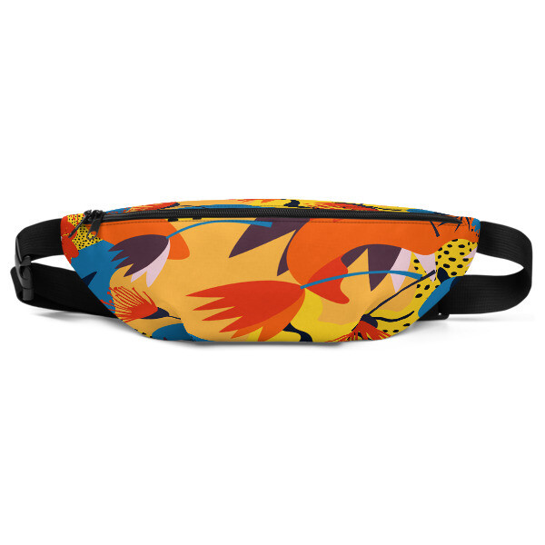 Jungle Flowers - Fanny Pack, Size: S/M