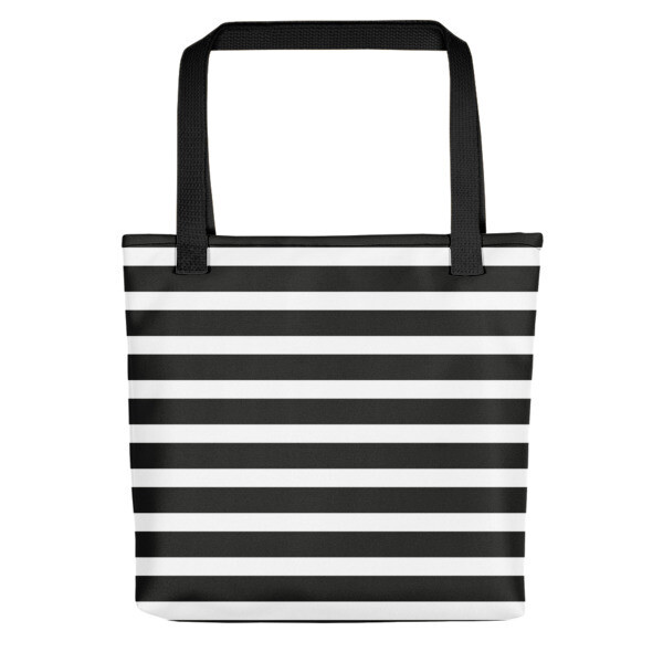 Black &amp; White Stripes - Tote bag