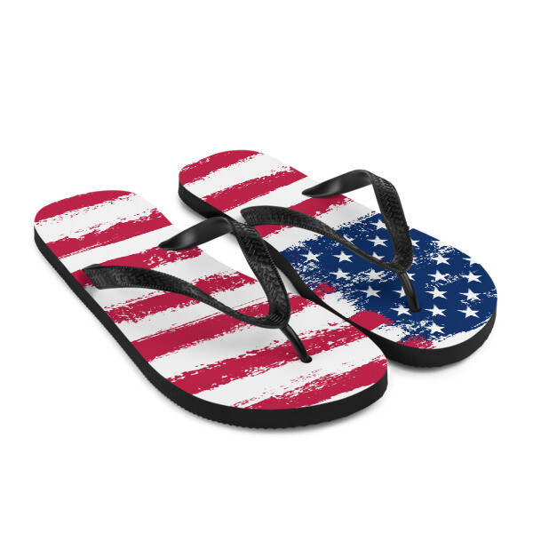 USA Flag - Flip-Flops