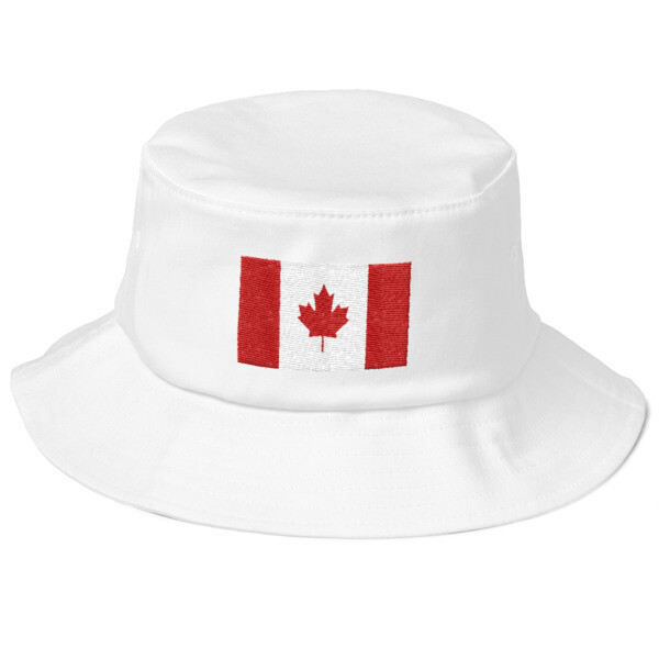 Canada Flag - Old School Bucket Hat (Multi Colors)