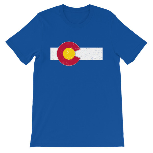 Colorado Flag USA - T-Shirt (Multi Colors)