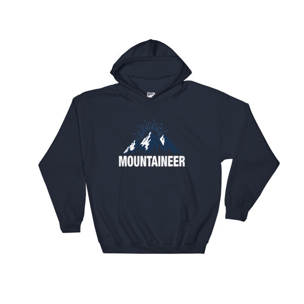 Mountaineer - Hooded Sweatshirt (Multi Colors) The Rocky Mountains Canadian American Rockies