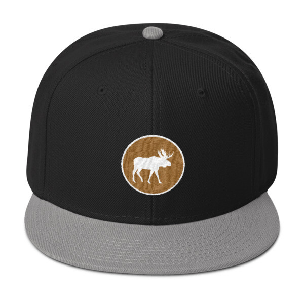 Moose Crest - Snapback Hat (Multi Colors) The Rocky Mountains Canadian American Rockies