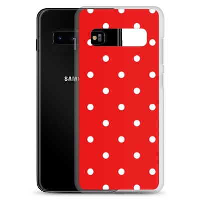 Red Polka Dots - Samsung Case