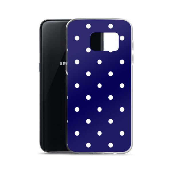 Blue Polka Dot - Samsung Case