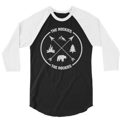 The Rockies - 3/4 sleeve raglan shirt (Multi Colors)