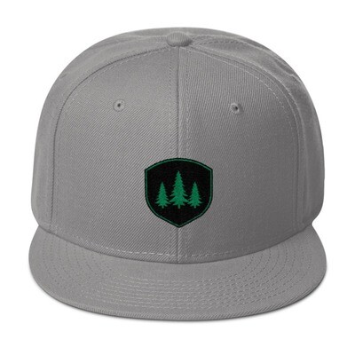 Pine Tree Crest - Snapback Hat (Multi Colors) The Rocky Mountains Canadian American Rockies