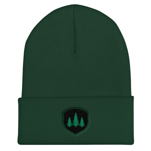 Pine Tree Crest - Cuffed Beanie (Multi Colors) The Rocky Mountains Canadian American Rockies
