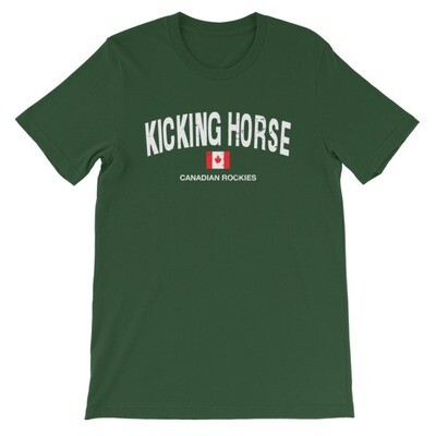 Kicking Horse British Columbia Canada - T-Shirt (Multi Colors) The Rockies Canadian Rocky Mountains