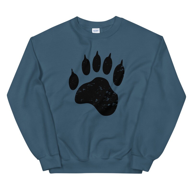 Bear Paw - Sweatshirt (Multi Colors) The Rocky Mountains, Canadian, American Rockies
