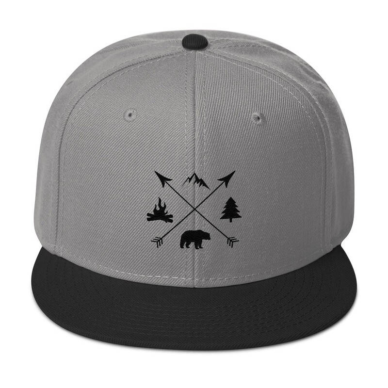 The Rockies Lifestyle - Snapback Hat (Multi Colors) Canadian American Rocky Mountains