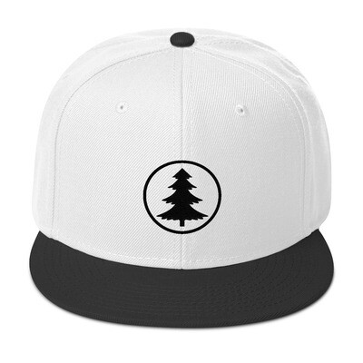 Pine Tree - Snapback Hat (Multi Colors) The Rocky Mountains Canadian American Rockies