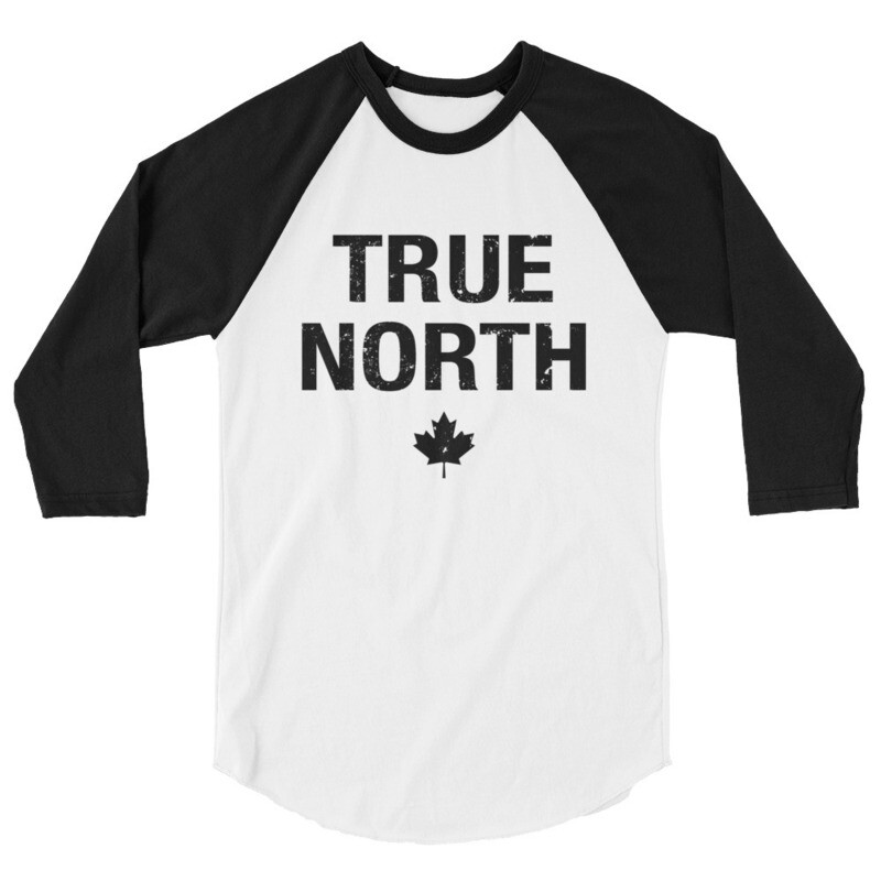 True North - 3/4 sleeve raglan shirt (Multi Colors) The Rockies Canadian Rocky Mountains