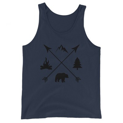 The Rockies Lifestyle - Tank Top (Multi Colors) Canadian American Rocky Mountains